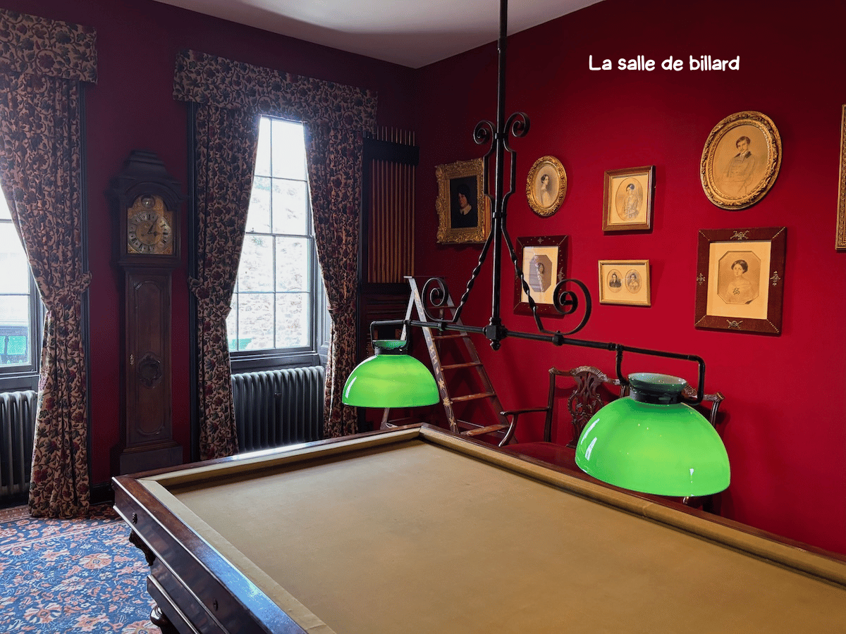 La salle de billard à Hauteville House